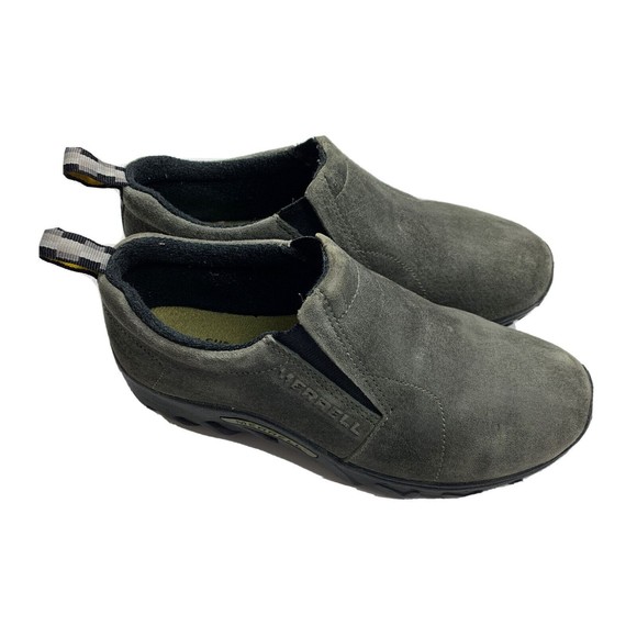 Merrell Comfort Shoes Jungle Moc Slip on Green Suede US Youth 5 Womens US 5.5M - Picture 2 of 12